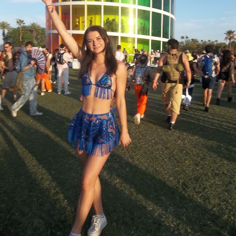 Festival SET (top, skirt, and swimsuit bottoms)